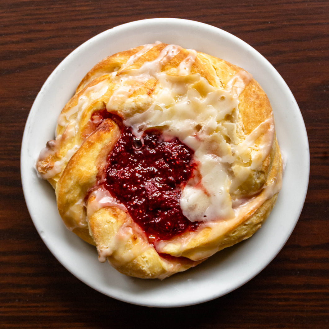 Strawberry and Sweet Cream Danish